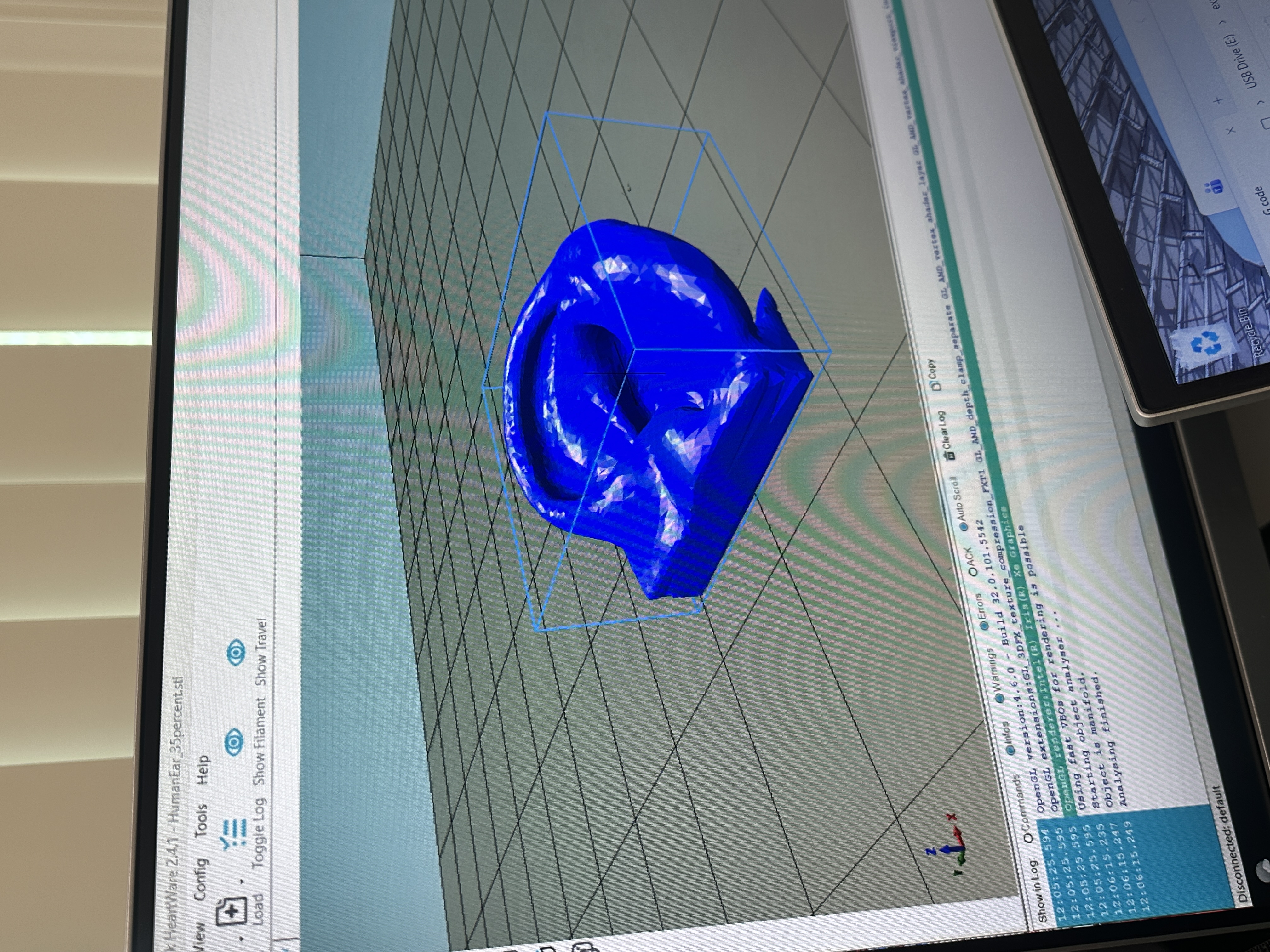 3D bioprinter G-code path planning for auricular construct
